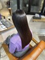 ハル 新宿(haru) 縮毛矯正で艶々の美髪に#新宿#髪質改善#美髪#艶髪