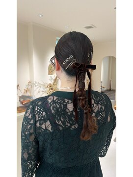 メイン(『　　』main) お呼ばれヘアセット