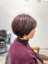 クリアリティ ヘアーサロン 京都駅前本店(clarity hair salon)&nbsp;ダークパープル×グレイヘアー　@1101_hairstyle ●171●