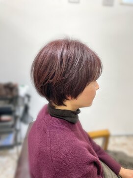 クリアリティ ヘアーサロン 京都駅前本店(clarity hair salon) ダークパープル×グレイヘアー　@1101_hairstyle ●171●