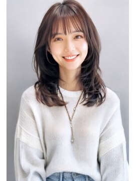 イノセント ヘアーアンドメイク 青葉台(innocent hair&make) 韓国風レイヤー