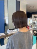 切りっぱなし!アッシュグレージュカラー