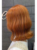 エント(ent)&nbsp;ビビットオレンジ＊ミディアムヘア