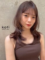 コティ(koti)&nbsp;くびれミディ×透け感バング