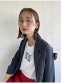 ぱつっとボブ