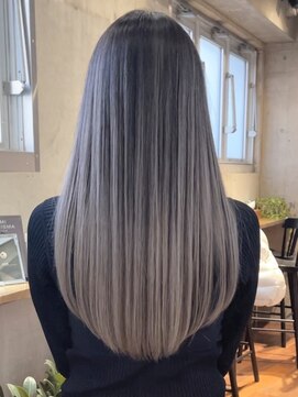 ヨロ 渋谷(YOLO) 韓国ヘアーハッシュカットレイヤーカットハイライトカラー