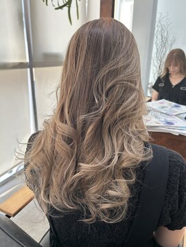 ヘアメイク デザート(HAIR MAKE DESART) ハイライト ジンジャーグレージュ