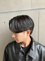 アンド グラフ(& Graph.)&nbsp;メンズカルマパーマ/アッシュブラック/メンズパーマ