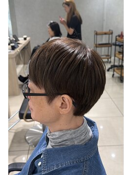 アッシュ 高幡不動店(Ash) 白髪ぼかしハンサムショートマッシュショートハイライトショート