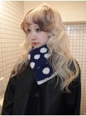 着物ヘア/大人ガーリー/ダークアッシュ/似合わせカット/梅田