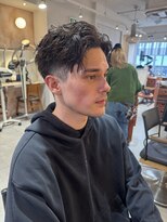 キャンバス バイ ネオリーブ 横浜西口(Canvas by neo.) 横浜★毛流れメンズパーマフェザーツイスパ