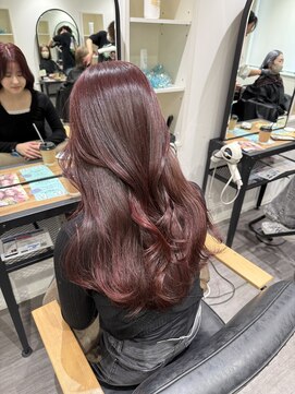 ココット 京橋店(cocotte) 初カラー！ワインレッド