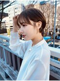 Coach Hair Studio 新代田店】ココアブラウン×マッシュショート