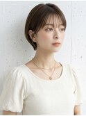 20代・30代・40代・50代/丸みショート/白髪ぼかし/グレージュ