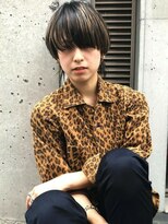 エムスラッシュ たまプラーザ(M.SLASH)&nbsp;■ハイライトカラーショートウルフM.SLASHたまプラーザ9-8