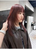 レイヤー/ブリーチなしレッド/kyoka