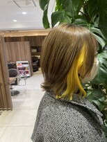 アッシュ 菊名店(Ash)&nbsp;★シアーベージュ×インナーイエロー★