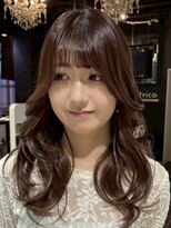 トリコ心斎橋(trico) 大人可愛い韓国風ロング/ざくざくレイヤーカット/艶髪/心斎橋