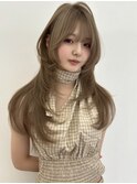 札幌大通レイヤーカットハッシュカット髪質改善韓国ボブ顔周り