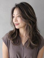 トリニティ(trinity) ブリーチ ハイライト バレイヤージュ 白髪ぼかし グレージュ