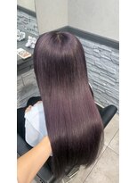ロンドルピナス 小倉(Lond Lupinus) 縮毛矯正/ワンホンレイヤー/ミルクティーブランド/ダークブルー