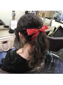 ローポニー（ヘアセット）