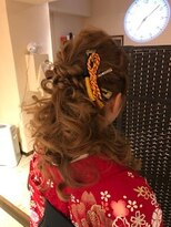 ヘアデザイン シェリ(hair design CHERI) 卒業式の袴着付け＆ヘアセット