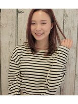 ヘアーアンドメイク アズール 志木店(Hair&Make Azur) 【Azur志木店】斜めバングもセンターパートもOKセミディ