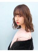 【 YOKE 】ミルクティーベージュ ロブ 大人かわいい 人気