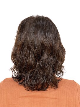 クオリス 上板橋店(QUALIS) ひし形シルエットウェーブ/ゆるふわミディアム/ココアブラウン