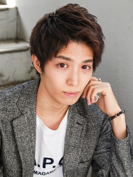 アフロート ディル(AFLOAT D'L) ビジネスカジュアルソフトスパイラルパーマ/ツーブロック