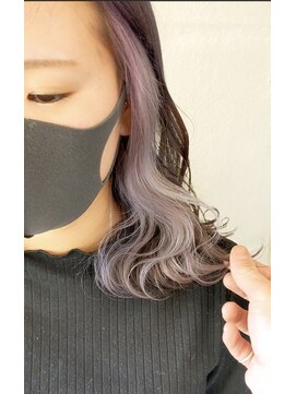 ボアップ 京橋店(boappu) #インナーカラー#ホワイトカラー#ケアブリーチ