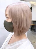 ブロンドボブ_ショコラベージュボブルフベビーバング_ba340052