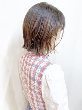 モリオフロムロンドン 松戸店(Morio from London) 【松戸 ムラマツ】前髪大人ショートボブ伸ばしかけ