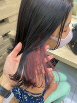 テテ(TETE) インナーカラー ボルドー