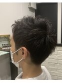 アップバングショート