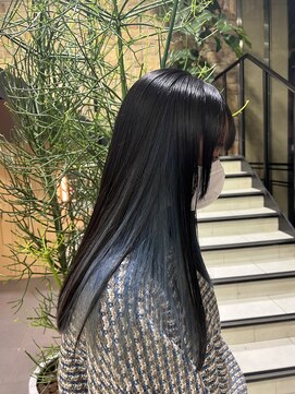 ゼスト 吉祥寺店(ZEST) 【籠倉由夏】周りと差をつける!インナーカラーみずいろ