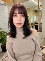 アンブルリュクス 渋谷(amble luxe) 前髪/マチルダボブ/ピンクベージュ/インナーグレージュ[渋谷駅]