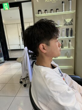 アイズ 海老名(AIZU) ショートアップバング　ラフショートアップバング　メンズカット