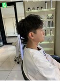 ショートアップバング ラフショートアップバング メンズカット