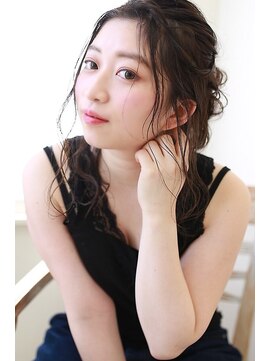 オーバーヘアー 所沢店(over hair) 【over hair】抜け感☆ふんわりヘアアレンジ