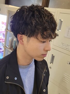 フレイムス ヘアアンドリラックス 南越谷店(Frames hair&relax) 刈り上げマッシュ×ツイストスパイラルパーマ【南越谷・新越谷】