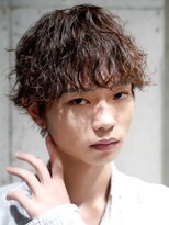 ライラ(Lyla)&nbsp;ルーズで無造作なほつれツイスパマッシュ　メンズパーマ　下北沢