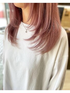 ヘアスペース エアリス(Hair space Earth) 韓国風ハイレイヤーロングスタイル