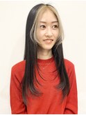 【松戸　石山】顔周りシャギーレイヤーバングカラー