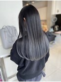【Rikuto指名】シルバーバレイヤージュグラデーション