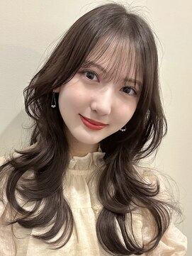 ユニコ(unico) 韓国風/レイヤー/小顔/前髪カット/髪質改善/グレージュ/透明感