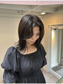 レイヤーカット地毛風カラー