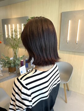 シダ(sida SAIIN) 【西村】20代30代ダークレッド秋カラー