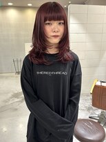 ディーカヘアー(Di KA HAIR) カシスレッド/レイヤーカット/YUDA/@dattyon